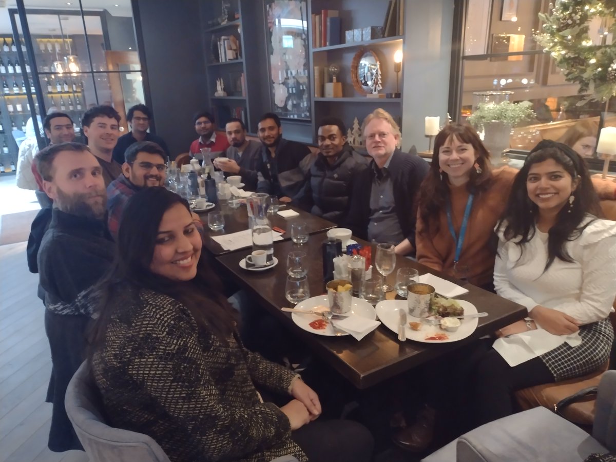 UNLP_Galway's tweet photo. First Christmas lunch after a two-year break. Great time with most of our members of the #NLProc unit at @galwayDSI 

Wishing you a joyous Holiday season and a happy and peaceful New Year! https://t.co/tpDGQccEIB