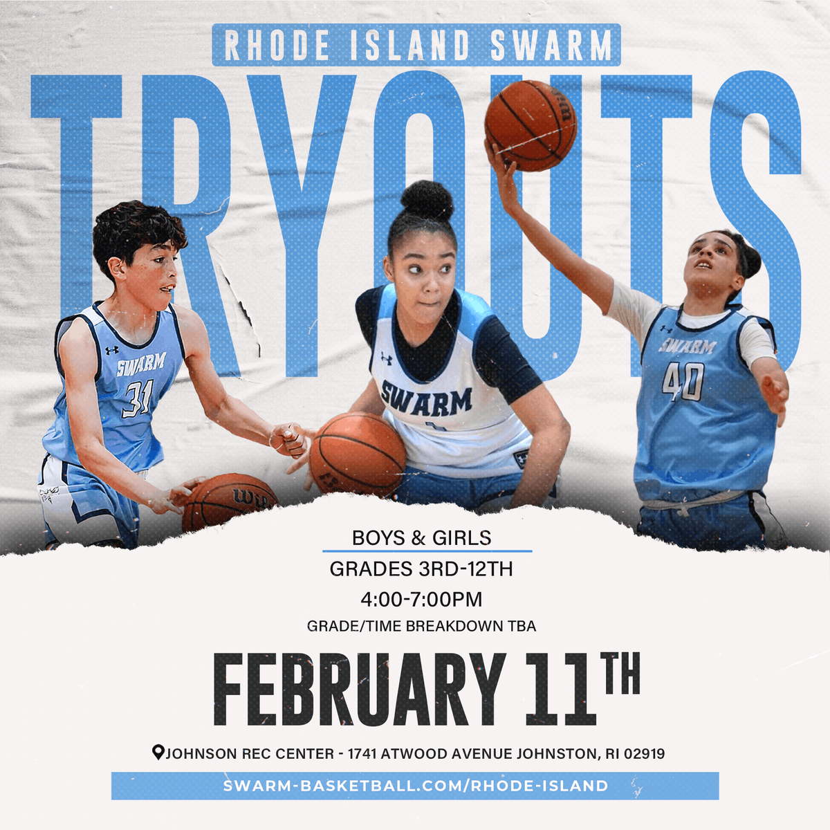 SwarmNewEngland's tweet photo. RHODY! Spring tryouts just announced 👀 https://t.co/Gj5Xm3f6Ra