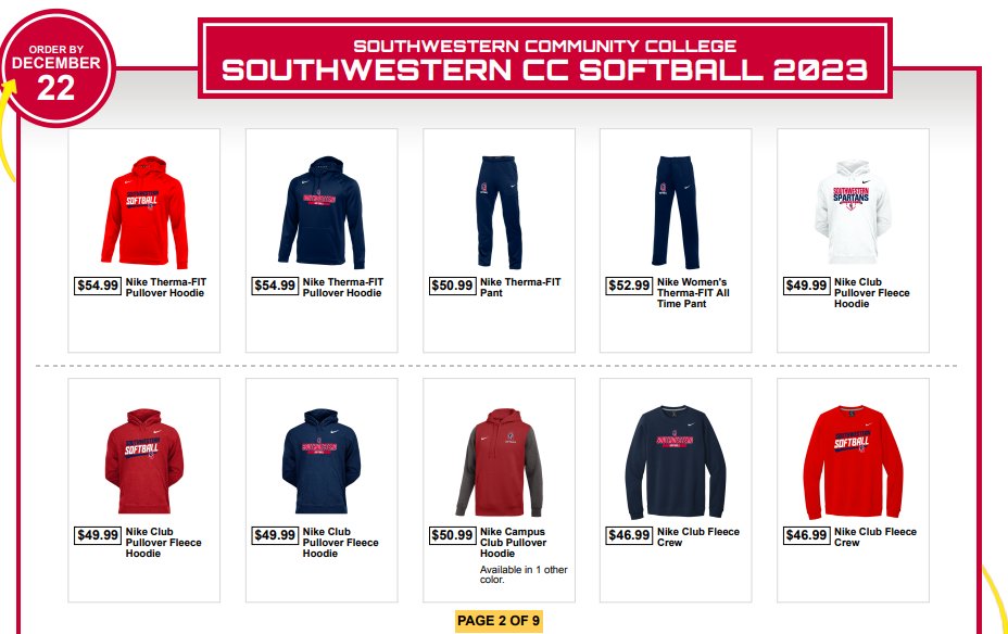 SWCC Softball tweet media