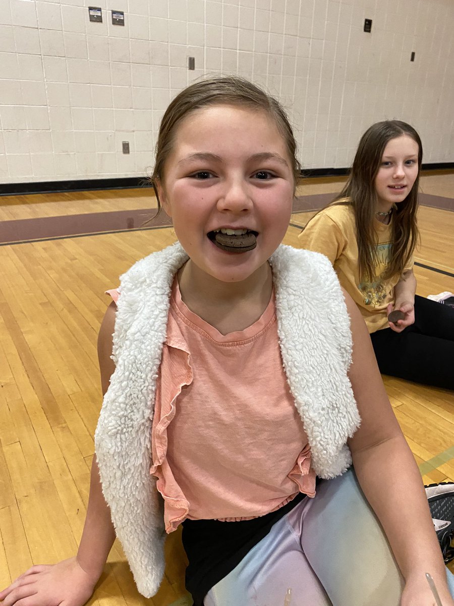 mrsmeyerJMS's tweet photo. Had a BLAST with @Grade8atISD717 WEB leaders and @Grade5atISD717 students today! Here’s some students trying the face-cookie challenge 😂 #WEB #WhereEveryoneBelongs @ISD717 @JMS717Principal https://t.co/xXErilPtmQ