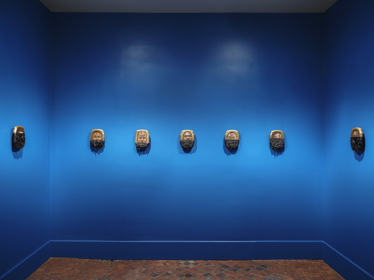 "Titus Kaphar: The Jerome Project" features powerful portraits, using symbolic materials, gold and tar. Inspired by the artist's personal history, these works speak to the impact of mass incarceration on our communities. Advance tickets required; book: bit.ly/3yn3ZxG