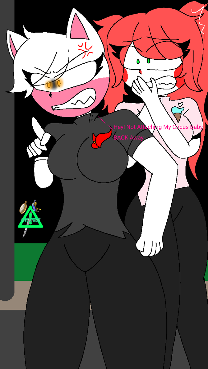 Lovenpaow's tweet photo. Hypno's/Funtime Foxy and Circus Baby/FnfxFnaf #Fnf #Fnafsfw #fnaffanart https://t.co/EVYAbSwaQ3