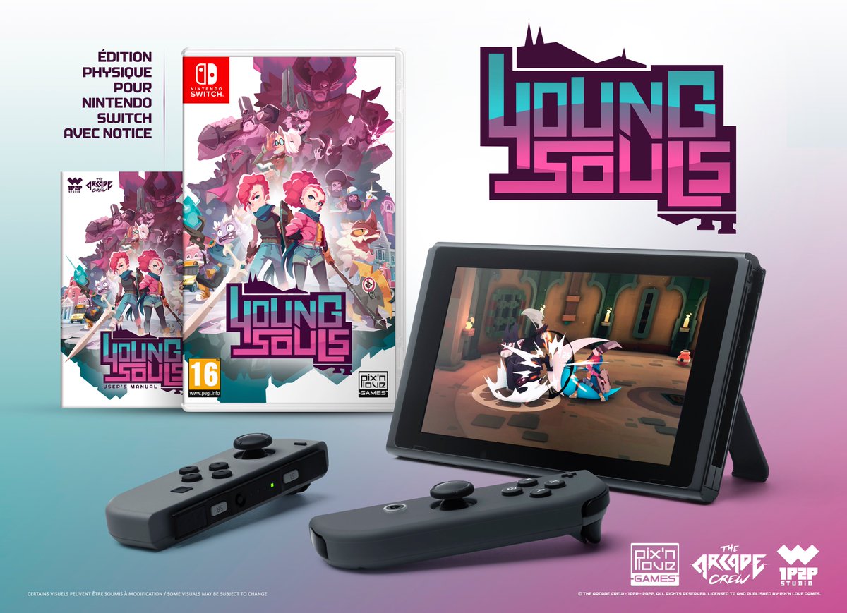 Pixnlove's tweet photo. 🎅CALENDRIER DE L'AVENT J14🎅

Tentez de remporter un exemplaire du fantastique beat'em all/RPG "Young Souls" sur Nintendo Switch ! 🤜💥🤛

Pour jouer : 
🟡 RT
🔵Follow @Pixnlove

➡️ Tirage au sort demain !

#Calendrierdelavent https://t.co/WRfynQIY5F