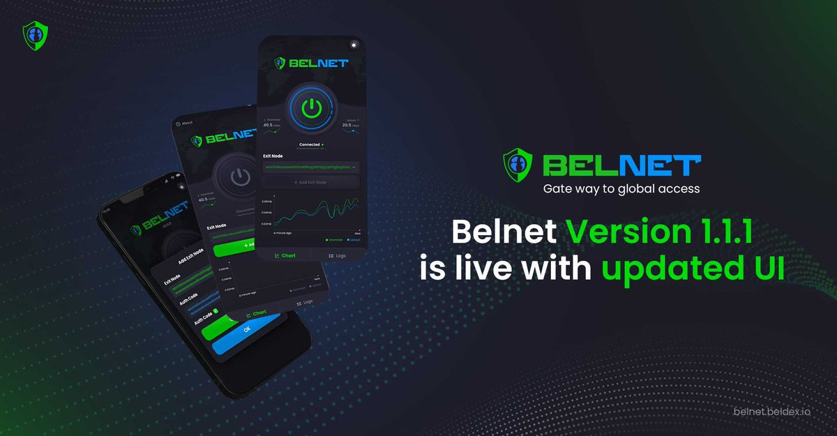 #BelNet version 1.1.1 with a new UI update launched🔥 Now you can see the upload & download speeds and your connection logs‼️ Don't have BelNet yet? Download now👇 play.google.com/store/apps/det…