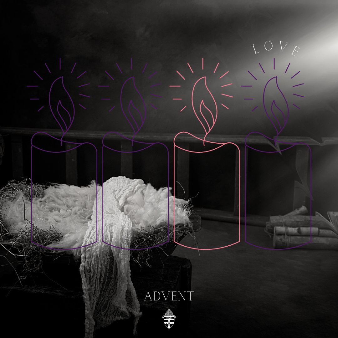 Owensboro1937's tweet image. Today begins the fourth week of Advent, just one more week until the birth of Christ! In this final week of Advent we focus on Love, who is the greatest gift we will ever receive.

#fourthweek #advent #love