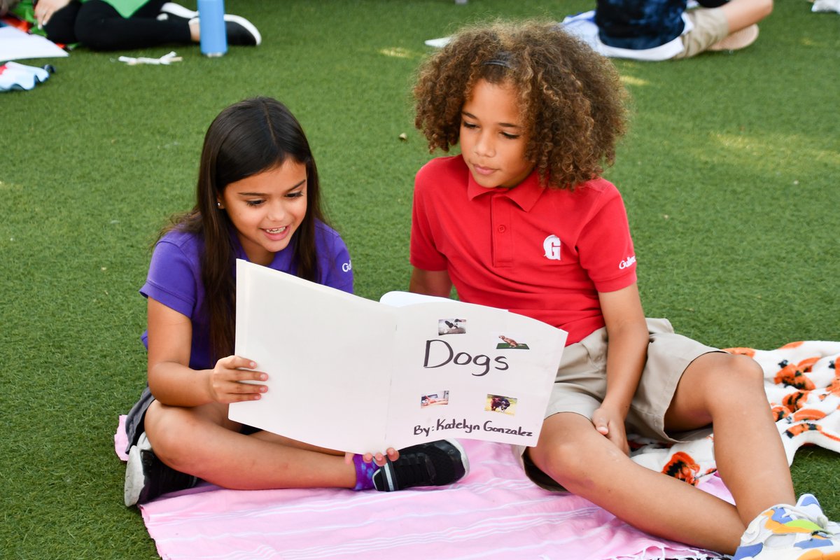 GulliverPrep_'s tweet photo. Life is better with some "Starbooks" and friends! Fourth graders wrote a non-fiction book about something they are passionate about. Then, hot chocolate in hand, they shared their stories with each other! It was the perfect way to enjoy the weather outside and celebrate writing. https://t.co/vuAJSWHHcH