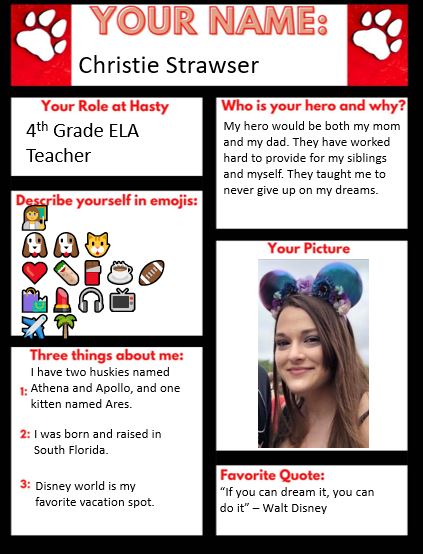Hasty Fine Arts Acad (@hasty_huskies) on Twitter photo Meet Ms. Strawser! She's one of our 4th grade teachers.  #CCSDfam <a href="/MRegan0123/">Dr. Rosario-Regan</a> <a href="/Beth_Coryell/">Beth Coryell</a> <a href="/JanetMarotte777/">Janet Marotte</a> Meet Ms. Strawser! She's one of our 4th grade teachers.  #CCSDfam <a href="/MRegan0123/">Dr. Rosario-Regan</a> <a href="/Beth_Coryell/">Beth Coryell</a> <a href="/JanetMarotte777/">Janet Marotte</a>