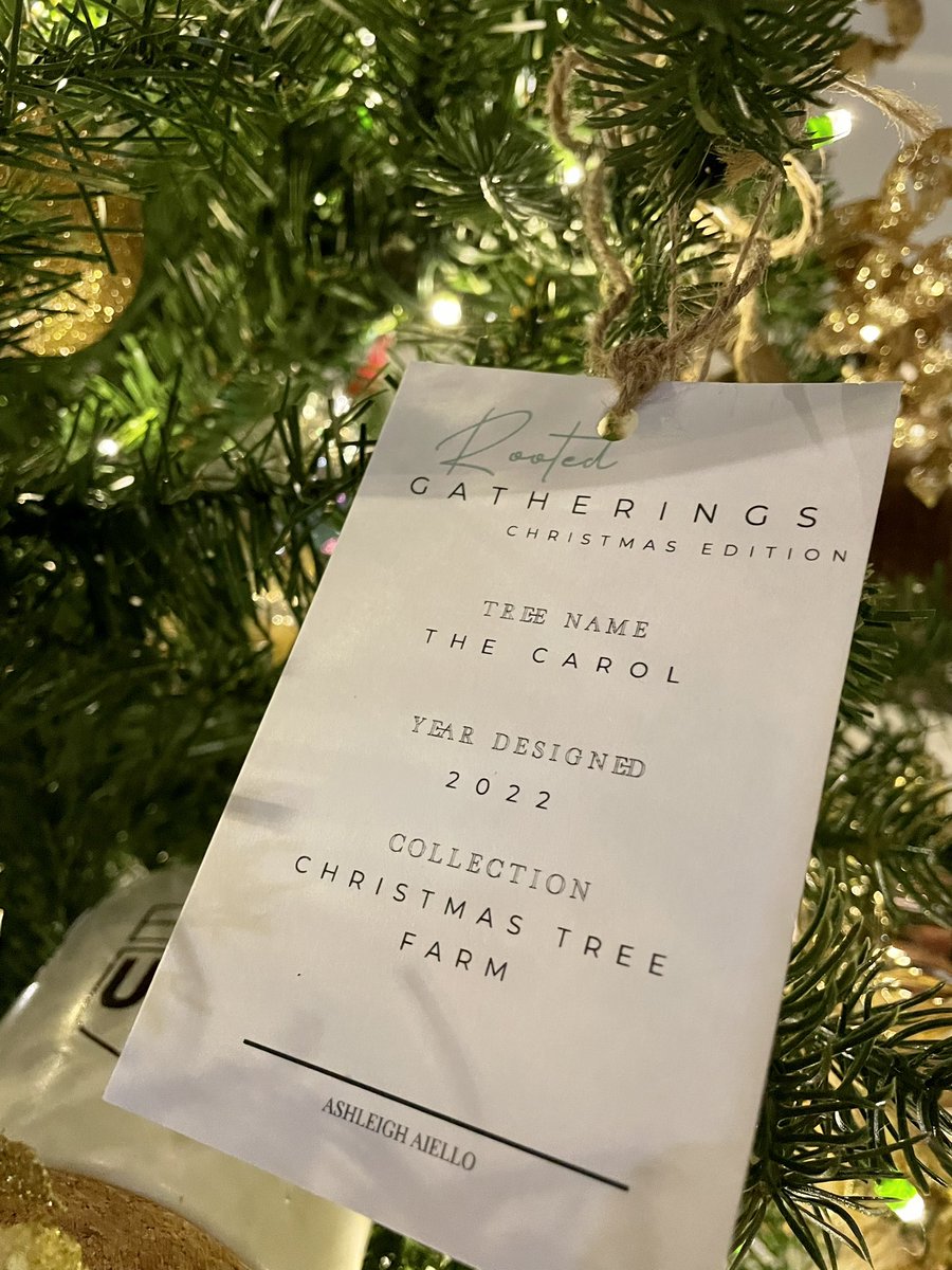We are spreading Christmas cheer at <a href="/UPS/">UPS</a>  during peak. Christmas Tree Designer Ashleigh Aiello designed “The Carol” in honor of our CEO <a href="/CarolBTome/">Carol Tomé</a>. find her on instagram : rg_christmasedition and rootedgatherings  #deliveringwhatmatters - from Statesboro GA.