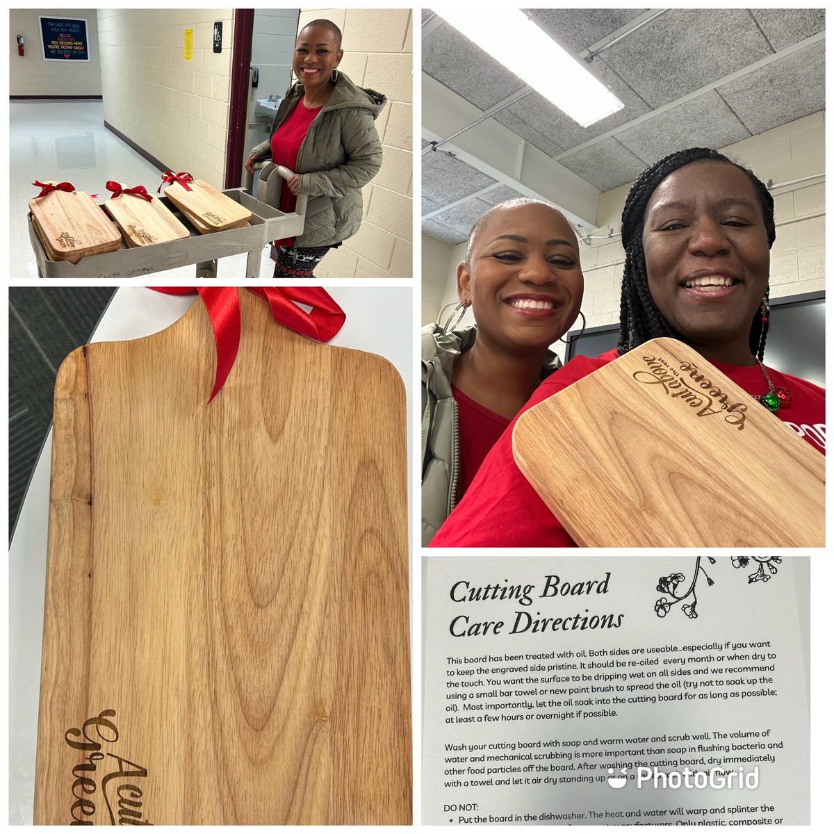 Our Principal Mrs. Gregory remind her staff “We are a cut above” but with her awesome leadership, leading by example there’s no other way to be! 
#grateful