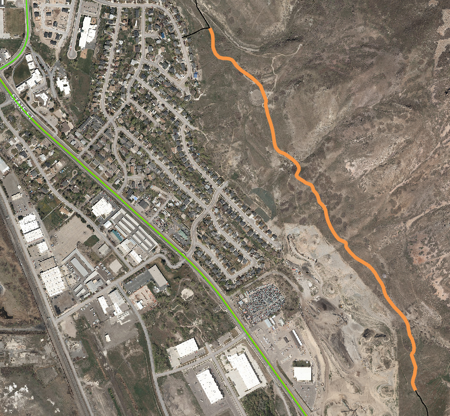 ProvoParks's tweet photo. Please be aware that there is a trail closure on the BST south of Oregon Avenue in Springville (a little over 1 mile south of Slate Canyon). The closure will be in affect through this week. 

@provocity @ProvoParks https://t.co/CTtZog9BeV