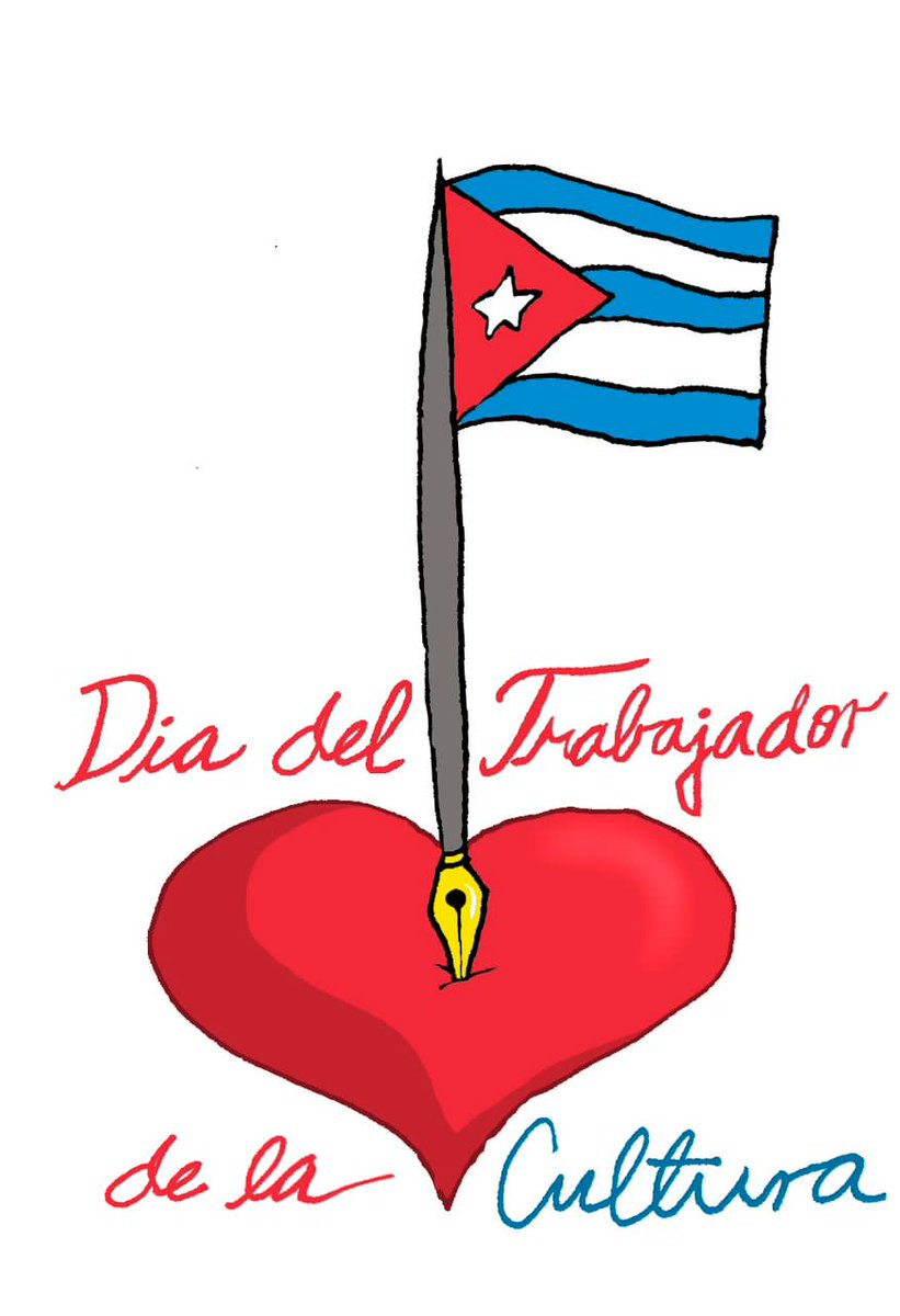 Feliz día de los trabajadores de la Cultura, que tanto aportan a la felicidad colectiva. #CubaEsCultura 🇨🇺