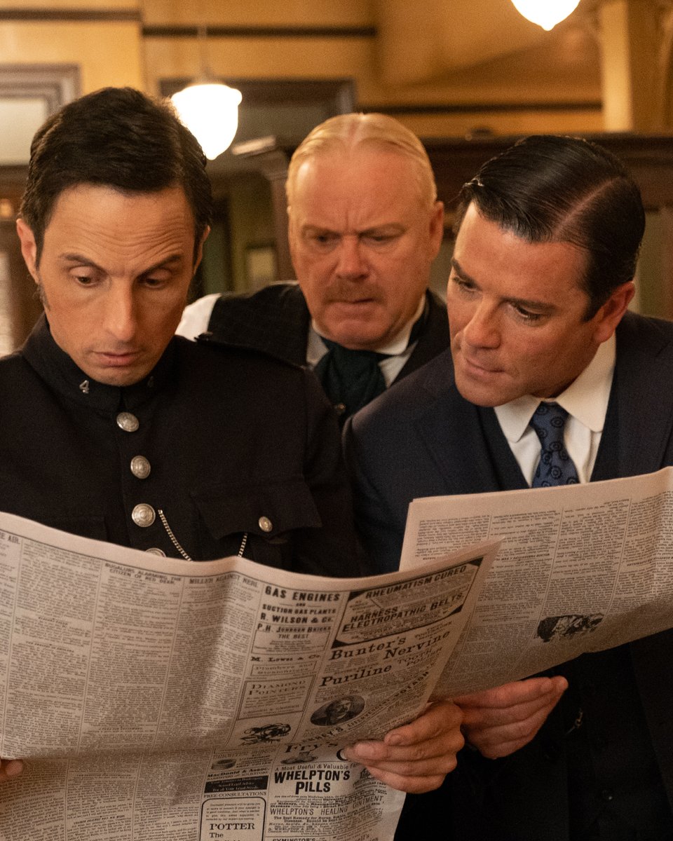 CBCMurdoch's tweet photo. Mark your calendars because the countdown is ON 👀🔍 #MurdochMysteries returns January 2nd, 2023 @CBC and @cbcgem 🙌 https://t.co/VEFwUdfPkk