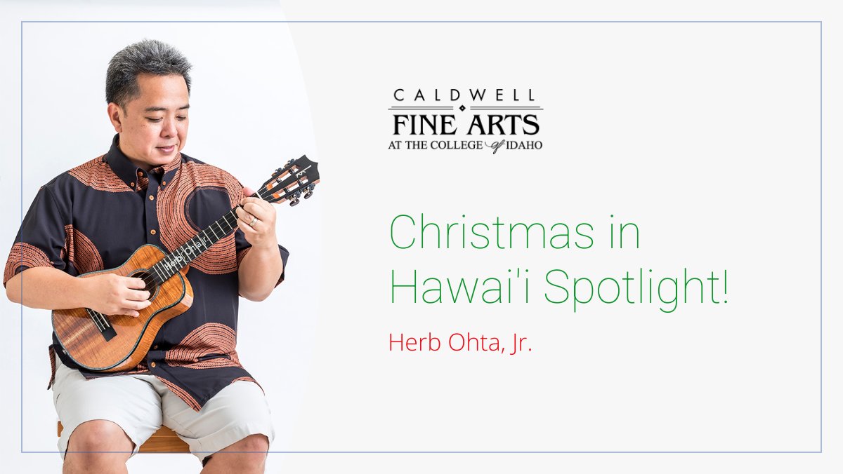 cfa_official's tweet photo. Christmas in Hawai'i Spotlight: Herb Ohta, Jr. 
International recording artist Herb Ohta, Jr., is considered to be one of today’s most prolific ukulele masters.

Ticket for Dec. 16 at https://t.co/r3xGckqUyg
#jakeshimabukuro #jakeandfriends #ukulele https://t.co/T2OxrpCJOO