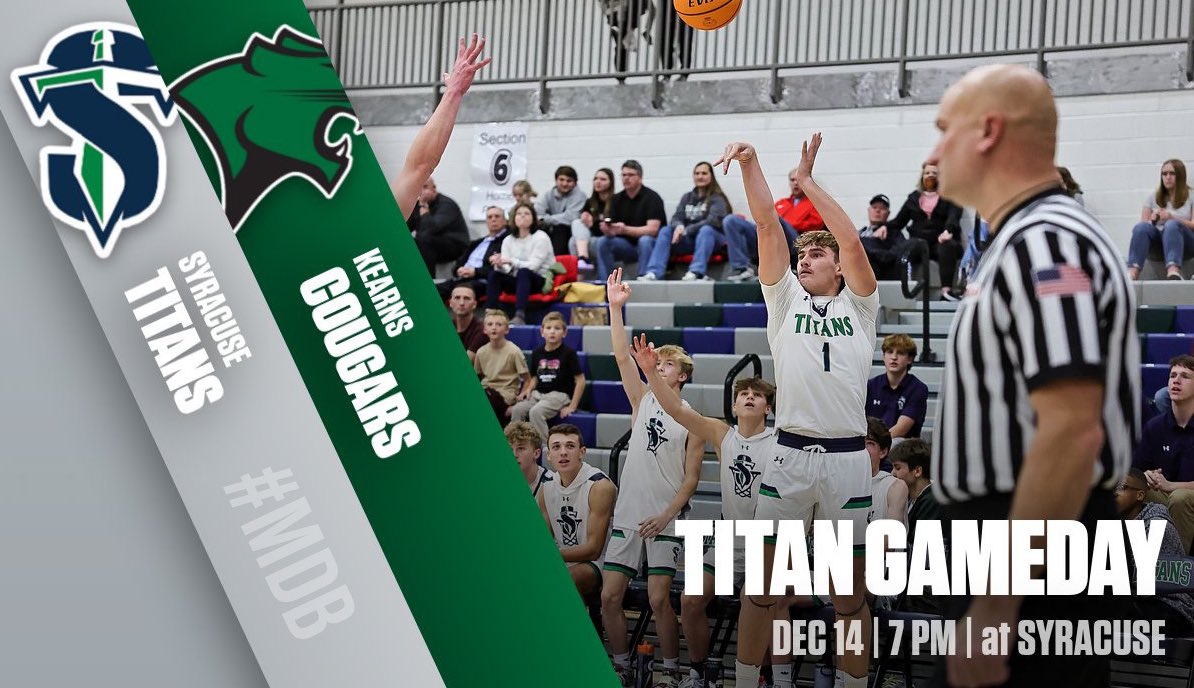 T I T A N   G A M E D A Y
🆚 Kearns
⏰ 7pm
*Sophs 3:30pm *JV 5:15pm
📍 Syracuse HS
#MDB