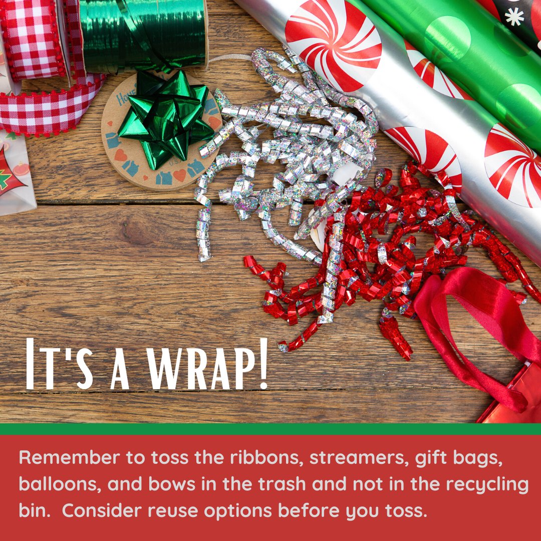 Much of the waste this time of the year is wrapping paper.  For more tips on how to recycle wrapping paper, check out the tips from Reader's Digest at ow.ly/H3no50M3nQz. 

#recyclerightga
#letssortthisout
#wrappingpaperrecycling