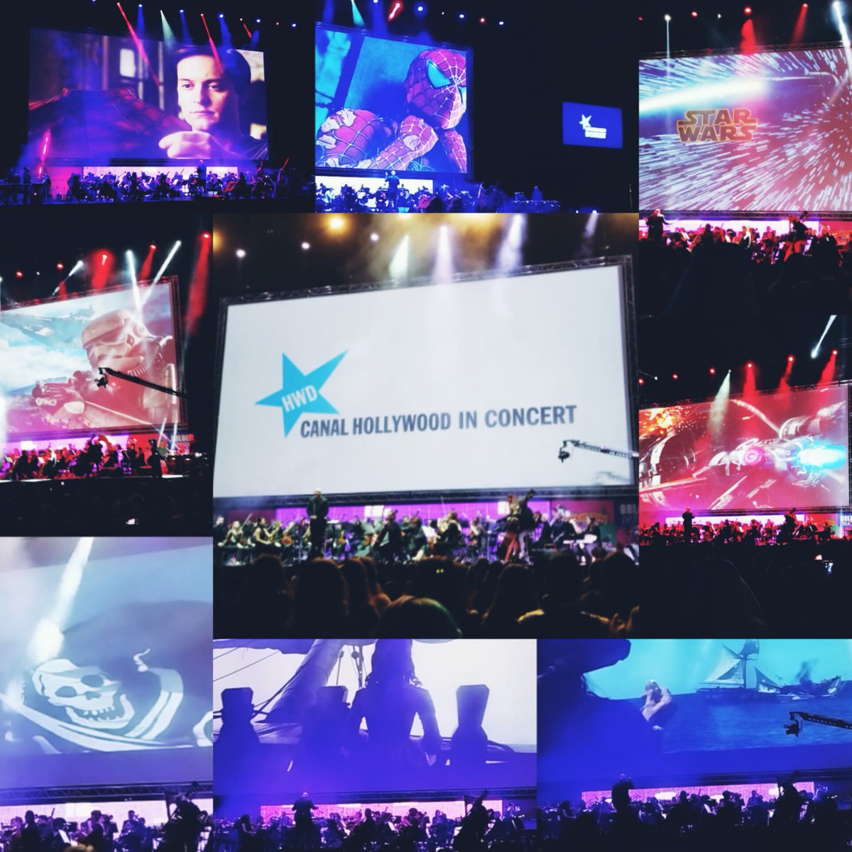 nerd_caixa's tweet photo. Dia 3 - Hollywood on Concert (Concerto das bandas sonoras dos filmes que todos adoramos) 🤩
@Comic_Con_PT @canalhollywoodp #HollywoodonConcert #ccpt22 #concert #movies #piratesofthecaribbean #spiderman #starwars #music https://t.co/tlXXUTzEh5