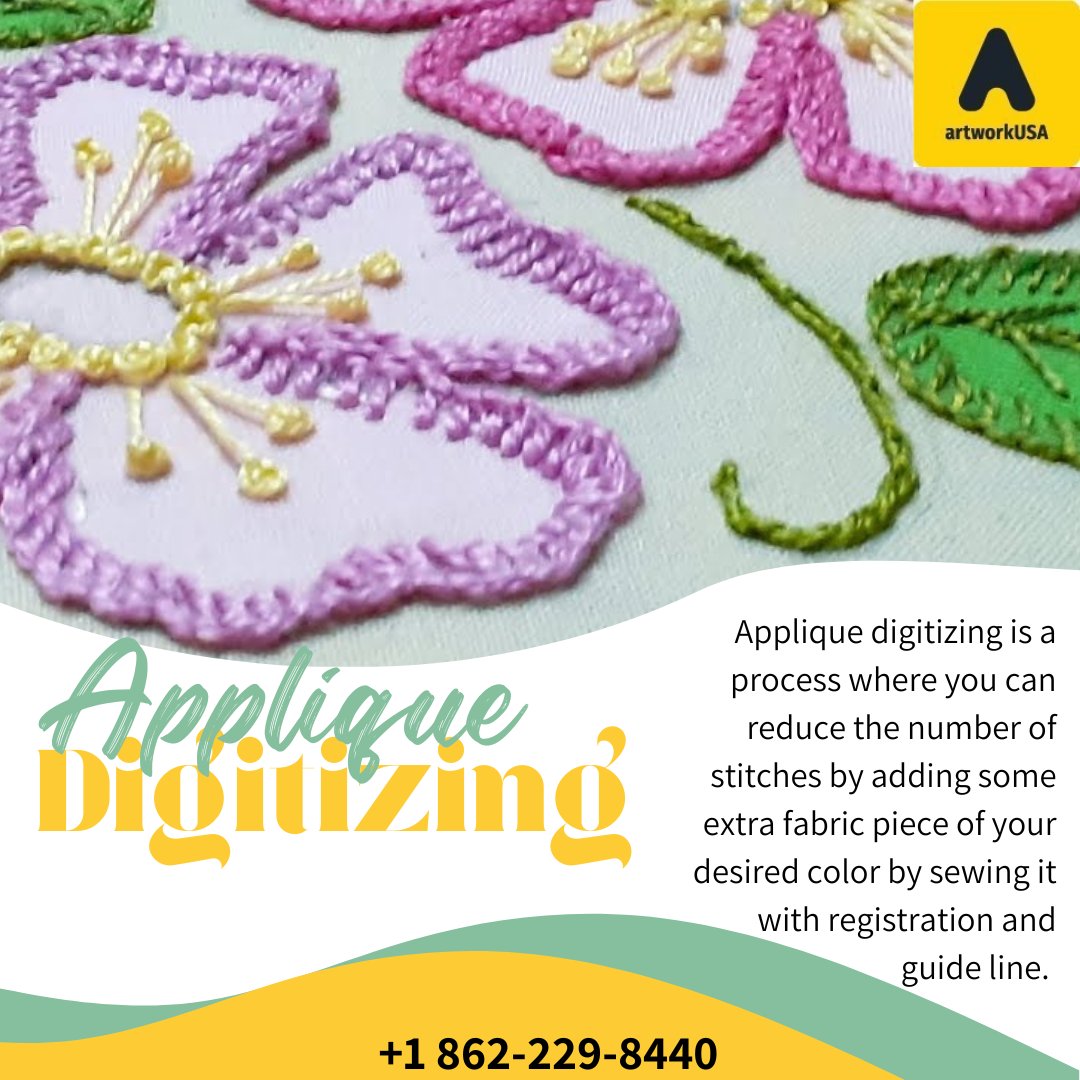 ArtworkUsa's tweet photo. One of the various Embroidery Digitizing options available with us! We provide top notch quality digitizing in 3D Puff Embroidery, Chenille Digitizing and several other graphic design solutions!
#explorepage #graphicdesign #vectorart #tracing #branding #merchandise #customization https://t.co/tm1K6UObvM
