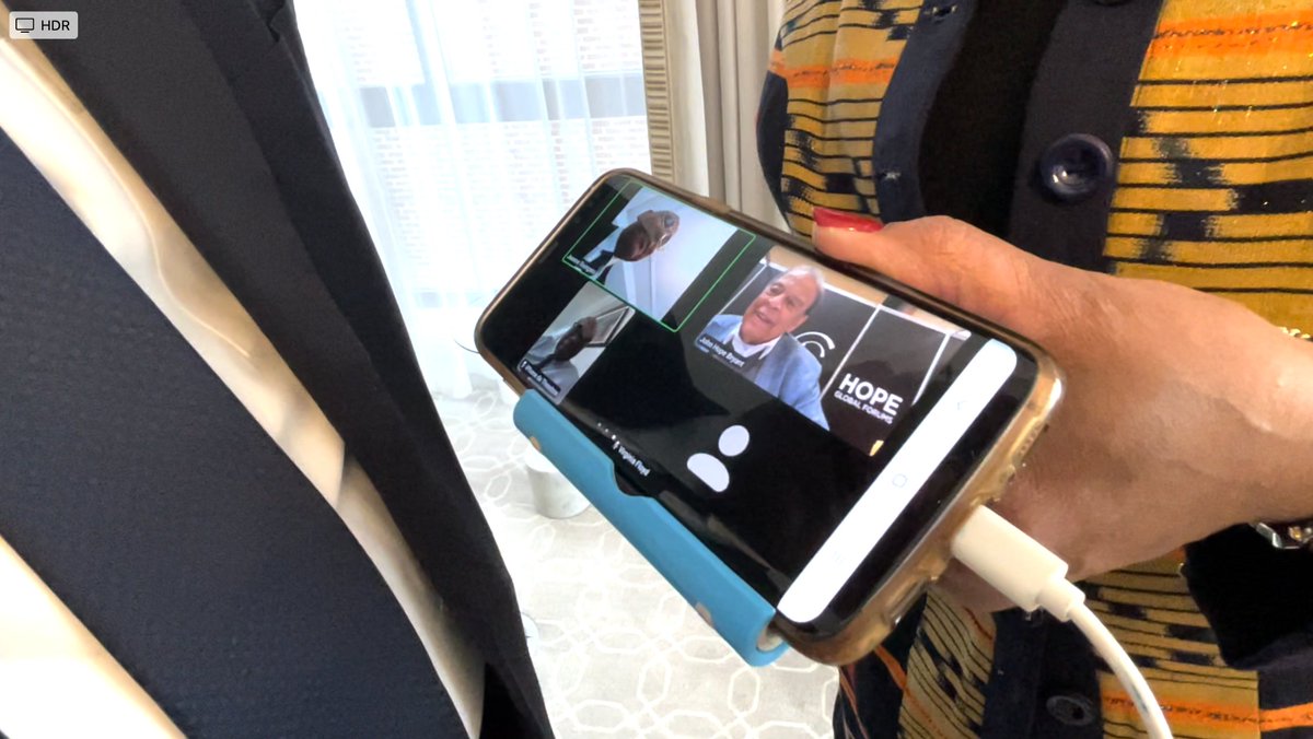 AmbAndrewYoung's tweet photo. My foundation is working to advance educational goals of the Republic of Côte d'Ivoire, including U.S. accreditation for a major university. It was my pleasure to speak with the country's Prime Minister, Dr. Patrick Ashi, and Minister of State &amp; Foreign Affairs, Kandia Camara. https://t.co/9JuF7VTXDt