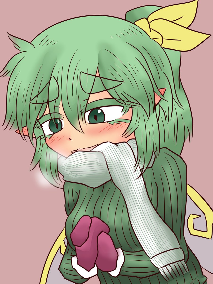 大妖精 「さむさむ大ちゃん 」|パキラのイラスト