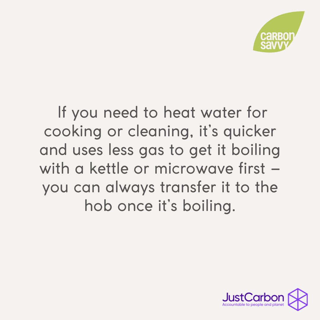#Holiday #Countdown #ClimateAction 14/ If you’ve got a #GasHob, #heat your #water with #electricity If you need to heat water for #cooking or #cleaning, it’s quicker & uses less #gas to get it boiling with a #kettle or #microwave first – you can always transfer it... @361Energy