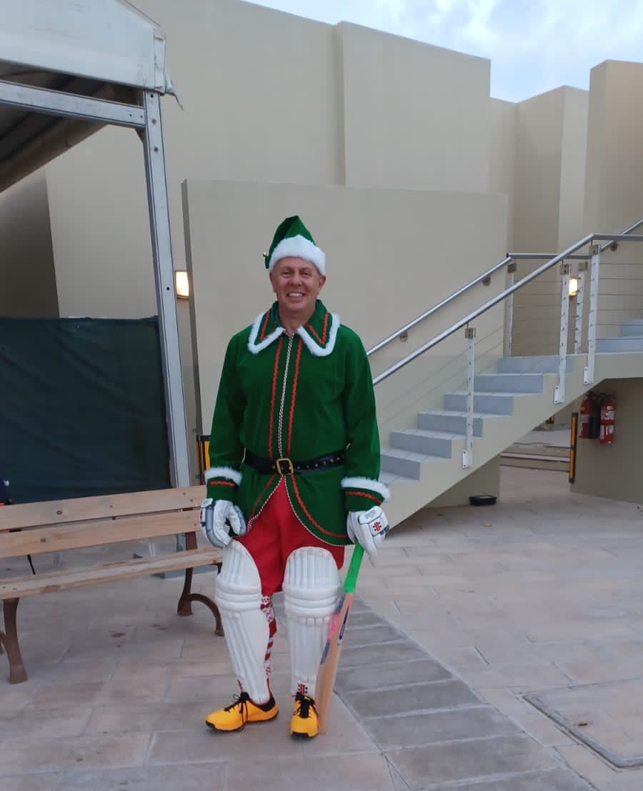 DarjeelingCC's tweet photo. One of our club traditions at Christmas is to play a fancy dress match, we absolutely love these ones!

#Darjeelingcricketclub #DarjeelingCC #Cricket #CricketUAE #Christmas https://t.co/tTfsUiDK4N
