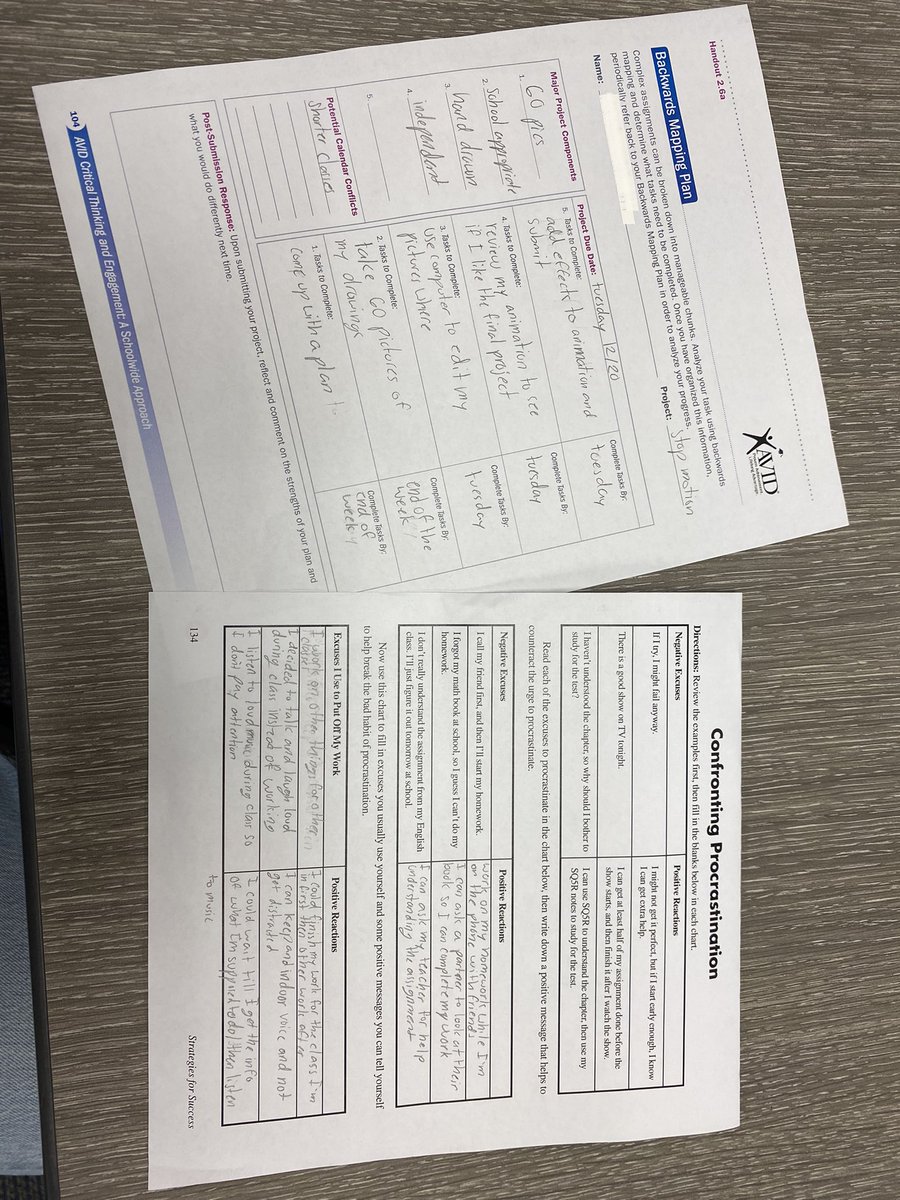 Miller_Tech_Ed's tweet image. #cmsWICORwars backwards mapping to set goals for completing projects, Station rotation for final exam project