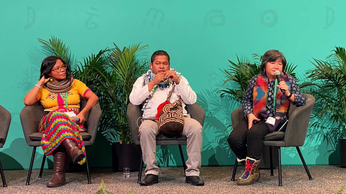 'I want to acknowledge, that as we speak more than 100,000 #Maasai brothers and sisters risk #eviction due to #conservation.' - Joan Carling, @IPRightsIntl at the @CBD_COP15 today #COP15 #Post2020 #ForPeopleAndNature @UNBiodiversity