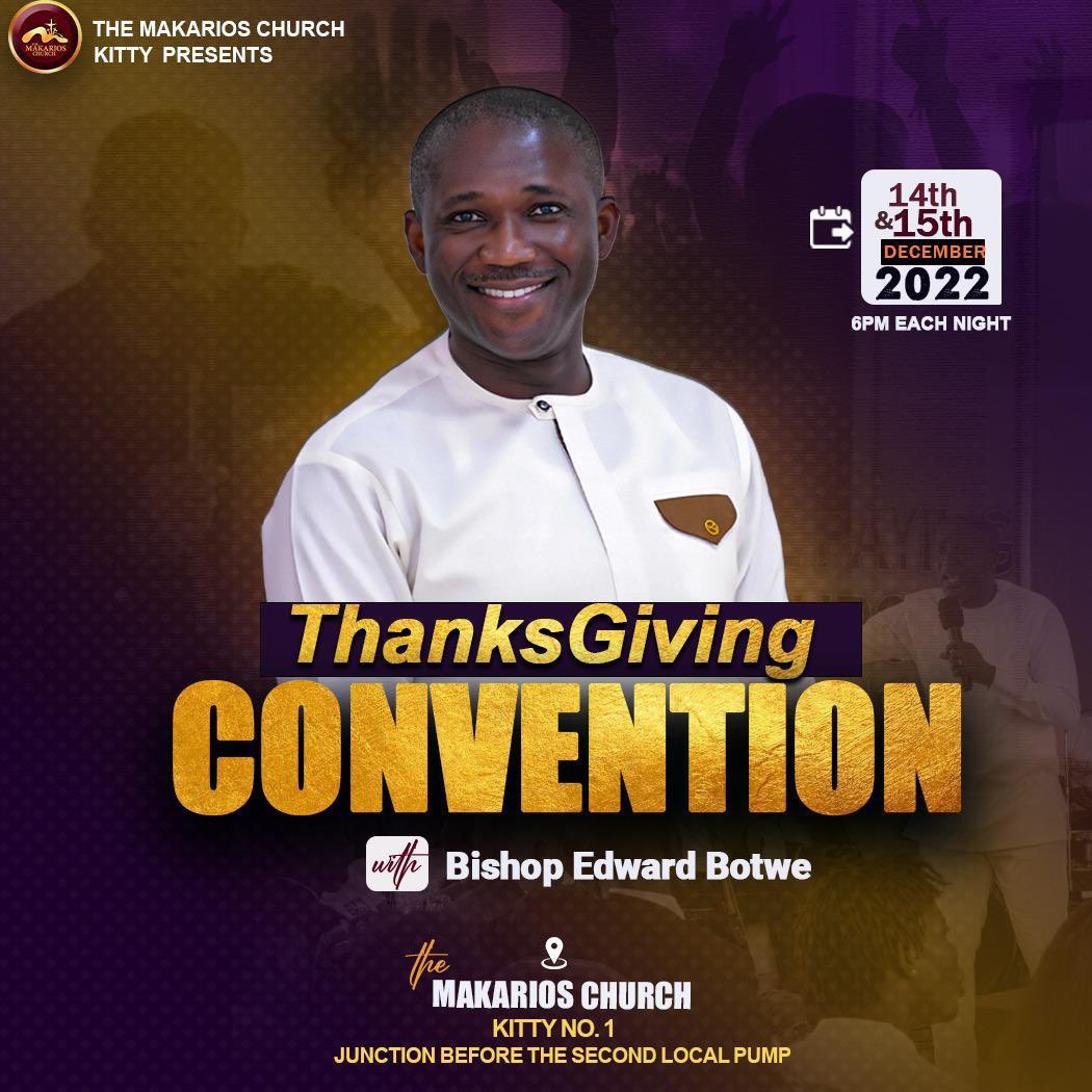 BishopBotwe's tweet photo. It's Coming on Live TONIGHT!
At the Makarios Church Kitty with God's Anointed Servant, Our Beloved Father, A Man Under Authority, BISHOP Edward Botwe.

All Roads Lead To The Makarios Church The Gambia Kitty 

#EveryComing
#EveryInviting

See You Tonight By The Grace Of God https://t.co/oDDX4oUP31