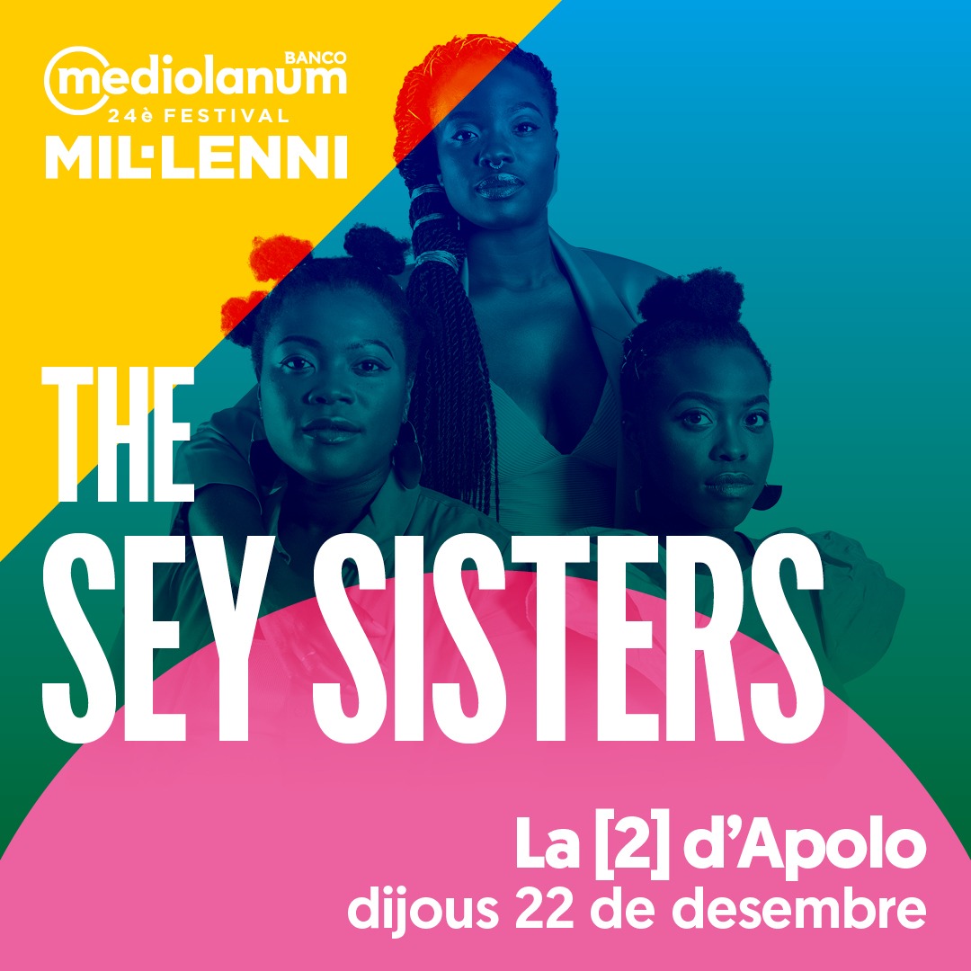 🎊El 22 de desembre farem el concert final de gira a la @Sala_Apolo i volem que sigui una celebració en majúscules.

⭐Les entrades ja són a la venda i només hi falteu vosaltres!! GET READY

<a href="/edna_sey/">Edna Sey</a> @yolandasey @SeyKathy <a href="/albertbartpu/">Albert Bartolomé</a> <a href="/FMillenni/">Banco Mediolanum Festival Mil·lenni</a> 

🎟️proticketing.com/festival-mille…