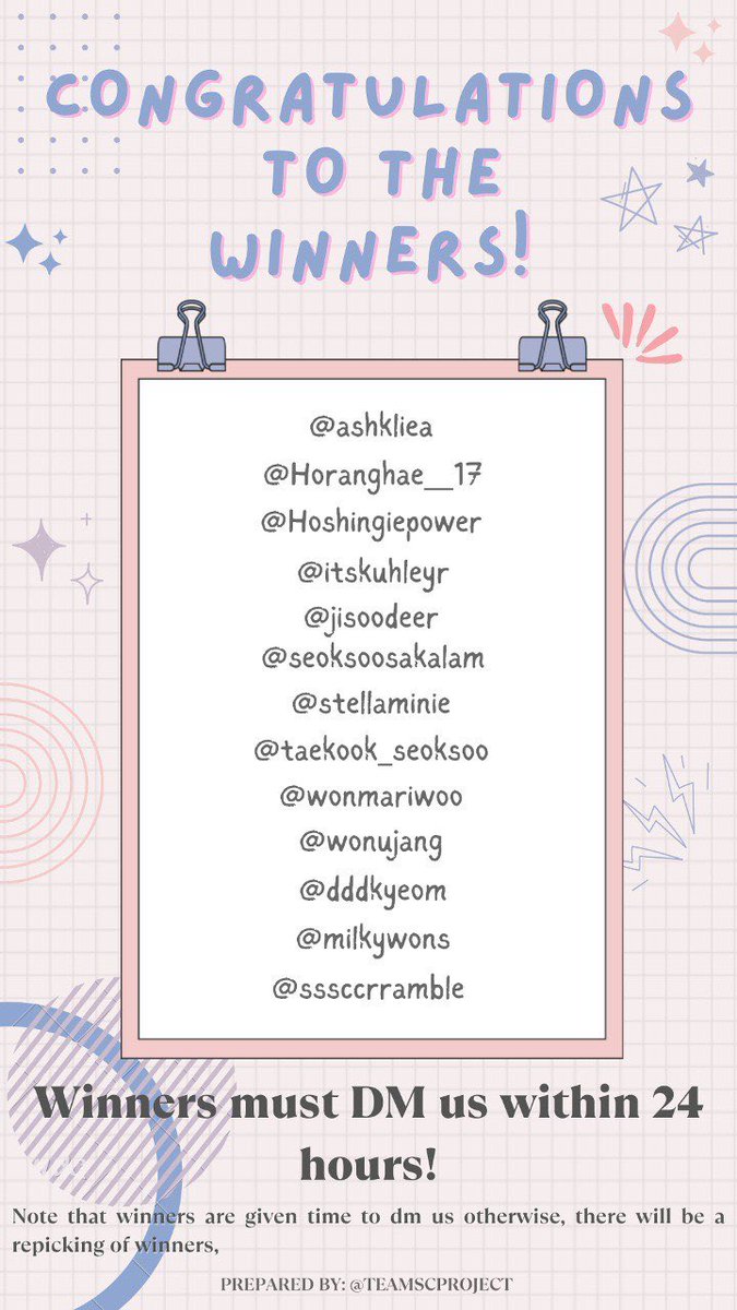 TEAMSCPH's tweet photo. Carats!
Are you ready to AJU NICE? Congratulations to our Seventeen Be The Sun in Bulacan UBC Premium Ticket Winners!
Your manifestation has finally shown the result ✨
Check below if you are one of the lucky ones.👇🏻
#TEAMSCPROJECT
#BeTheSuninBULACAN
#TeamLabasToTeamConcert https://t.co/LEHOLRi0fH