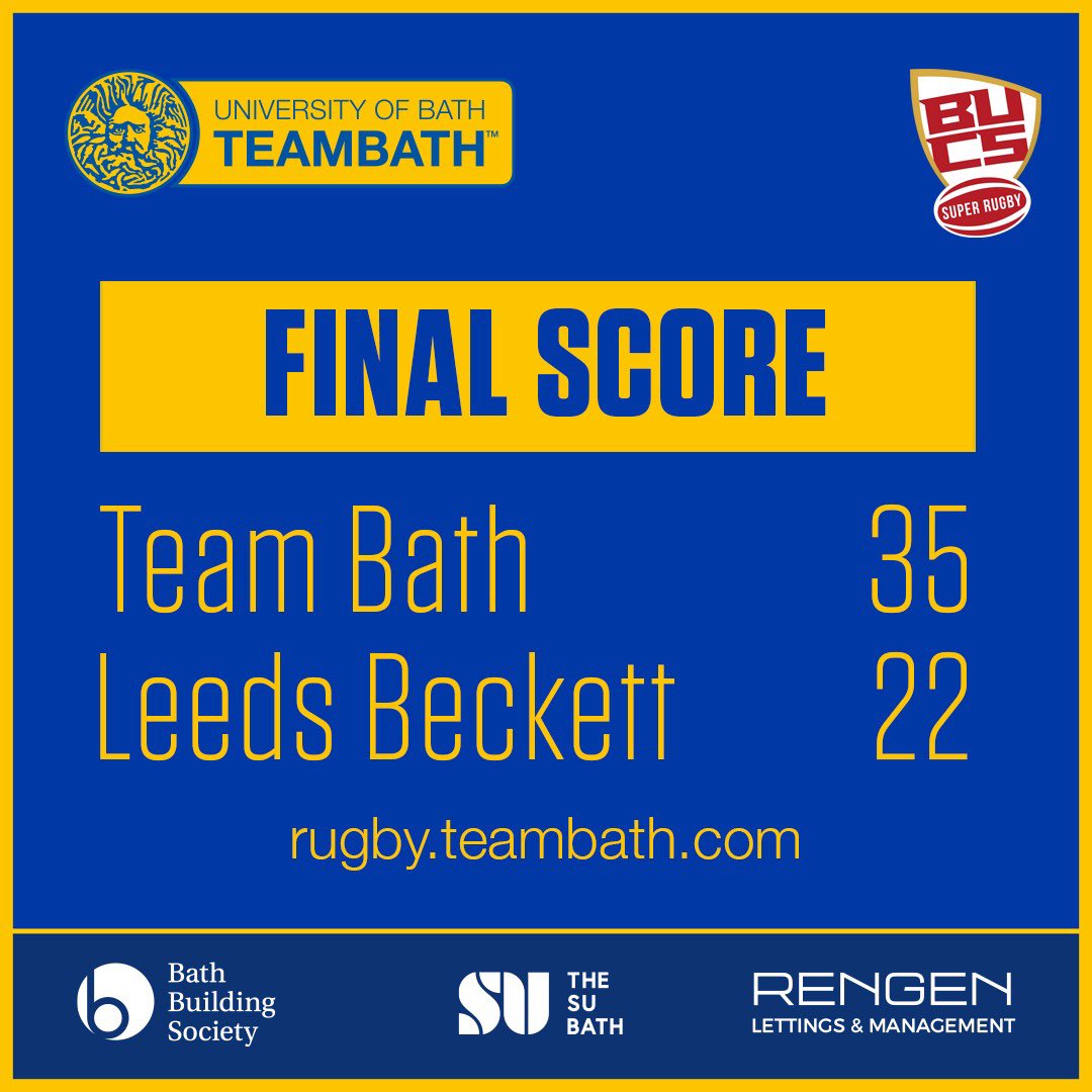 University of Bath RFC tweet media