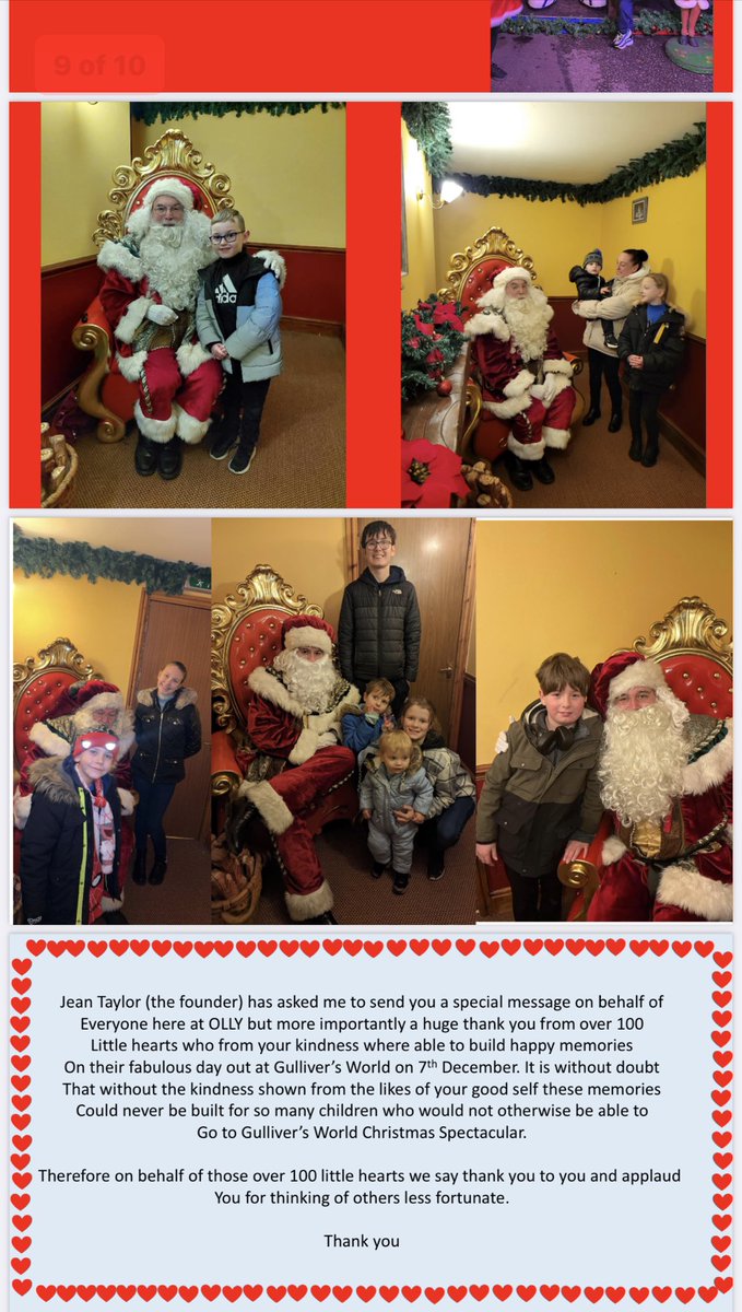 Delighted we made this happen for over 100 children ⁦@VarietyGB⁩ to have a day ⁦@gulliversfun⁩ & best of all meeting Santa who gave every child a wonderful gift.Thank you to ⁦@mjstocks1⁩ for sponsoring & all the people who attended the MJ Charity Ball 2022.