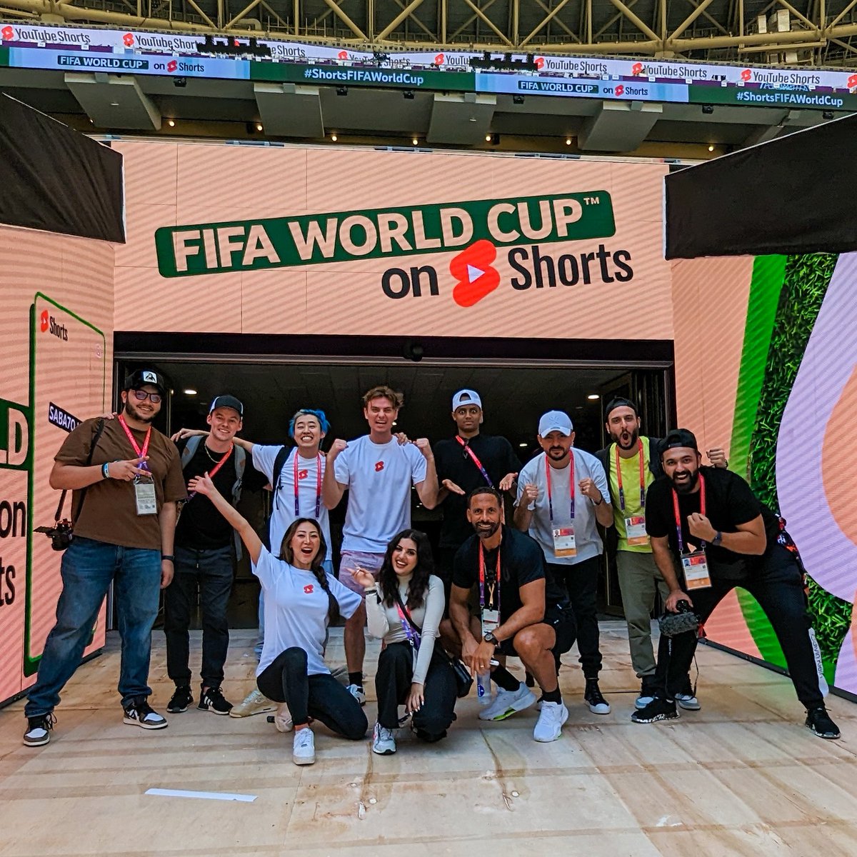 YouTube's tweet image. pov: you take over the Lusail Stadium for the #ShortsFIFAWorldCup