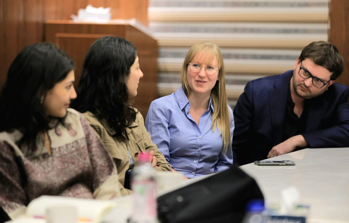 Today, Hon’ble Education Minister Shri <a href="/dpradhanbjp/">Dharmendra Pradhan</a> had an interaction with students from different countries on a host of key subjects such as India's growth story, welfare models, Indian ethos of #VasudhaivaKutumbakam and future-ready India through #NEP2020, etc.