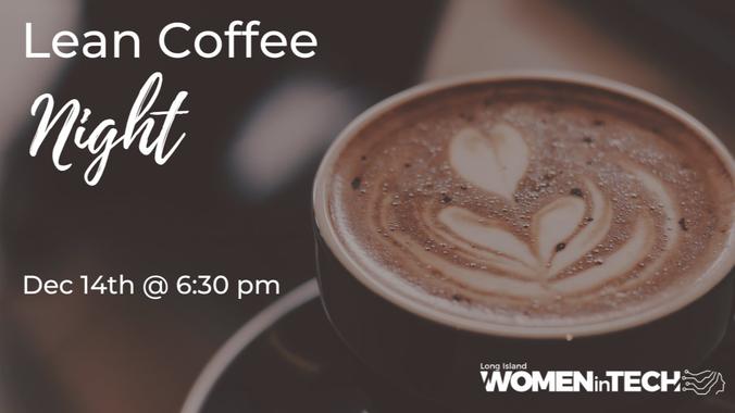 Let's meet-up this evening, December 14th at 6:30 pm at Panera Bread in Plainview for a lean coffee style discussion! 

#leancoffee style discussion starts at 6:30 pm.

Please come prepared with 2 topics for discussion. Topics can be anything from tech-related, latest trends, ...