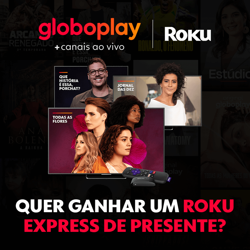 globoplay's tweet photo. Quer ganhar aparelho ROKU GRÁTIS? Te dou! ❤️
É só assinar Globoplay + canais ao vivo no Plano Anual para garantir o jeito smart de assistir ao que você ama! Ah, e claro, você ainda leva todos os meus conteúdos 🔝 para maratonar à vontade...
E ai, tá esperando o quê?