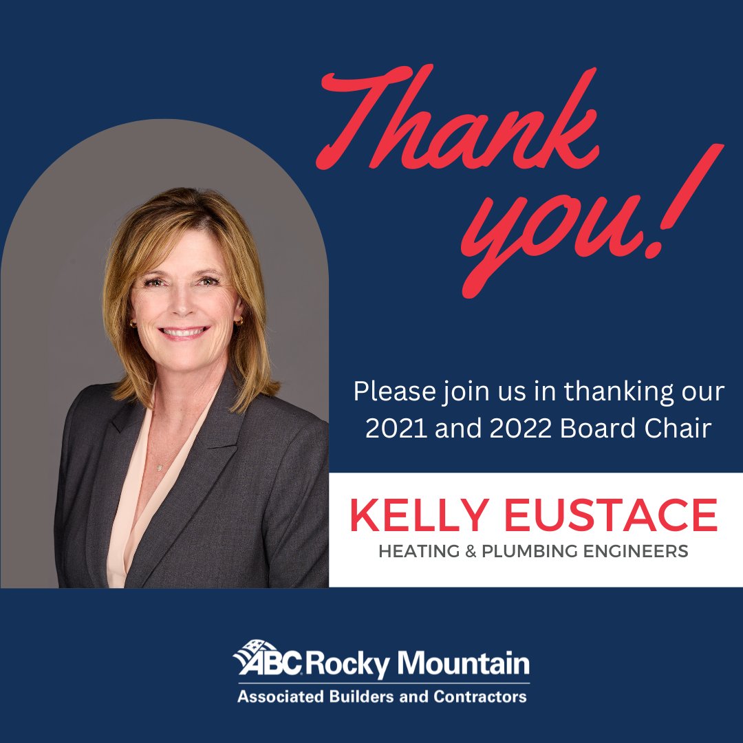 ABCRMC's tweet photo. We just finished up our 2022 ABC Rocky Mountain Chapter Annual Business Meeting. Please join us in thanking Kelly Eustace for two-years of service as Board Chair. #abcrmc #thankyou https://t.co/H1PNT9n7wB