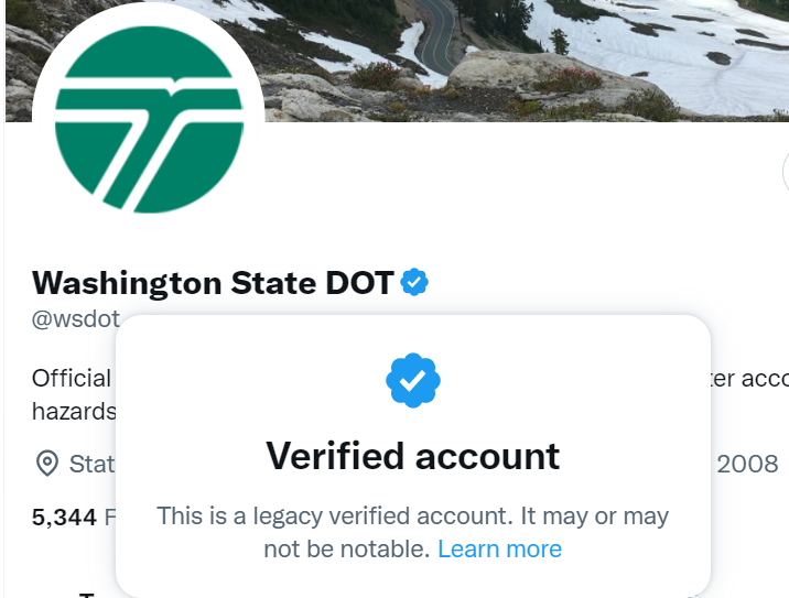 Washington State DOT on Twitter ""It may or may not be notable." Story