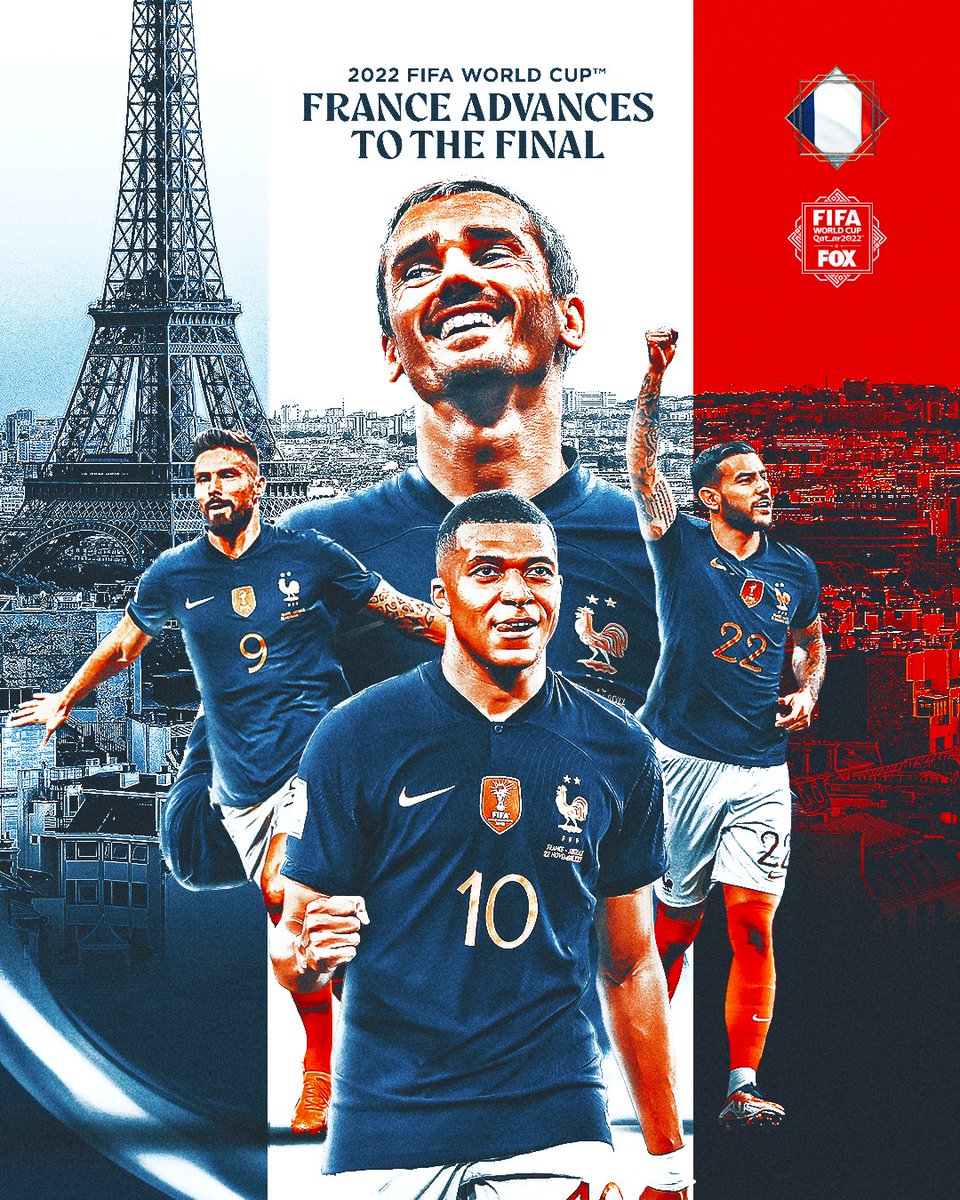 FOX Soccer (@foxsoccer) on Twitter photo THE DEFENDING CHAMPIONS ARE BACK IN THE FIFA WORLD CUP FINAL 🇫🇷🙌
France looks to become the first men's back-to-back Champion since Brazil in 1958 & 1962 🏆👀 THE DEFENDING CHAMPIONS ARE BACK IN THE FIFA WORLD CUP FINAL 🇫🇷🙌
France looks to become the first men's back-to-back Champion since Brazil in 1958 & 1962 🏆👀