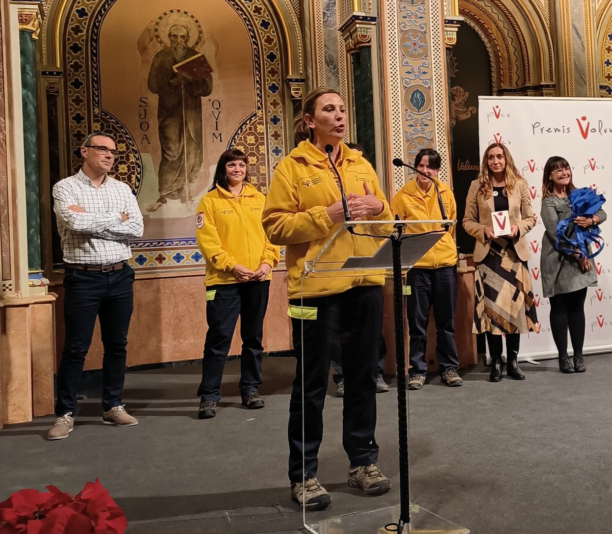 juanma_ramon's tweet photo. La Plataforma del Voluntariat reconeix la tasca de l'equip de @VaersaGva en la prevenció d'incendis forestals
#PremisVoluntariat
@GVAagroambient
GRÀCIES PEL VOSTRE TREBALL
#cuidemelsboscos
#emergènciaclimàtica https://t.co/xblFl9BKCd