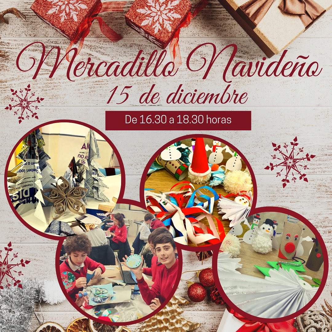 coin_feye's tweet photo. 🎄MERCADILLO NAVIDEÑO🎄. Los alumnos de ESO, como final de su APS, han fabricado con materiales reciclados unos adornos navideños.
Lo recaudado irá destinado a @caritasmadrid #APS #ODS #agenda2030🌍 #levantate #secundaria #colabora #navidad #solidaridad https://t.co/Y5A8Jsk6go