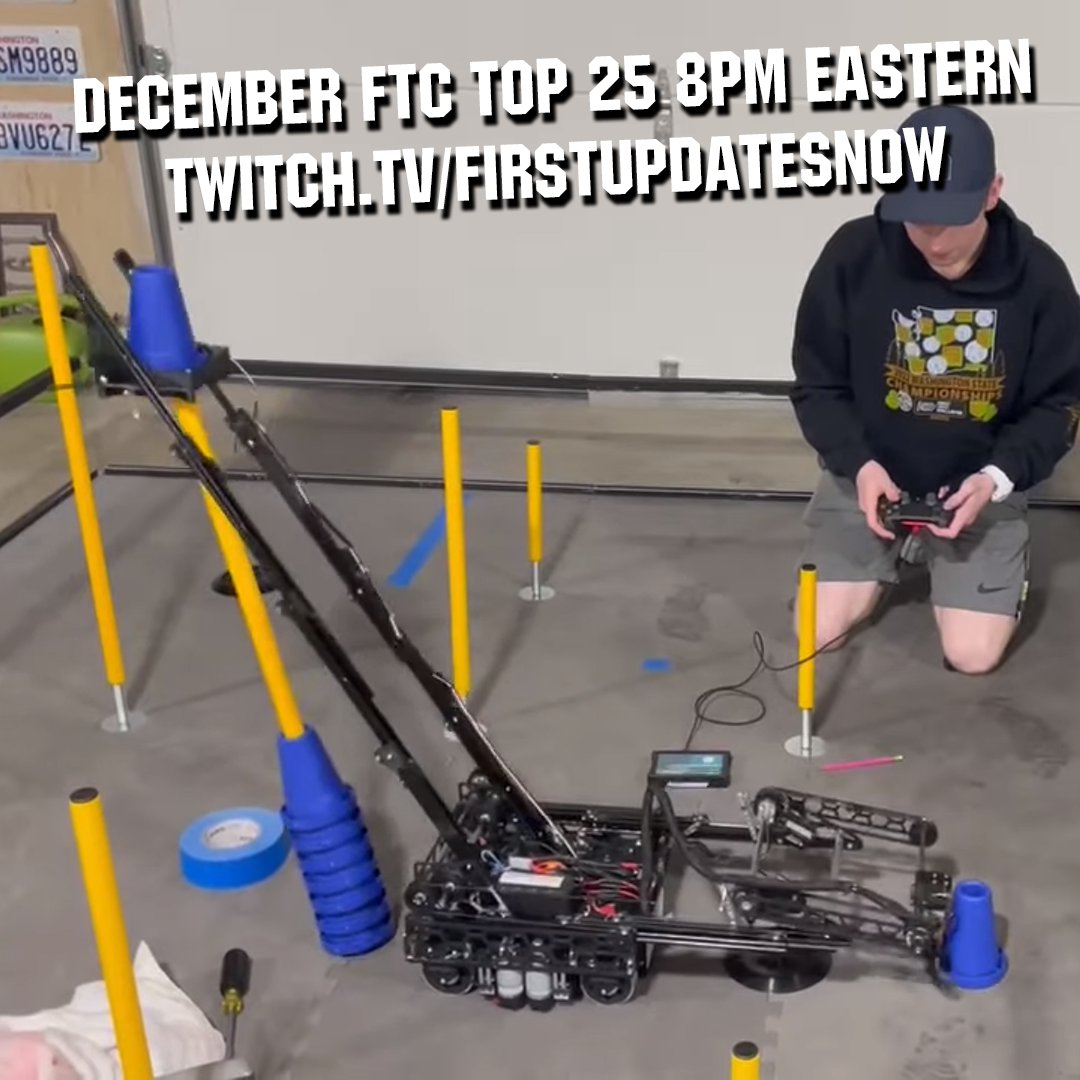 FUNFTC's tweet image. Catch the December FTC Top 25 POWERPLAY show tonight 8:00pm eastern at twitch.tv/firstupdatesnow  to see who along with 16379 KookyBotz made the list!