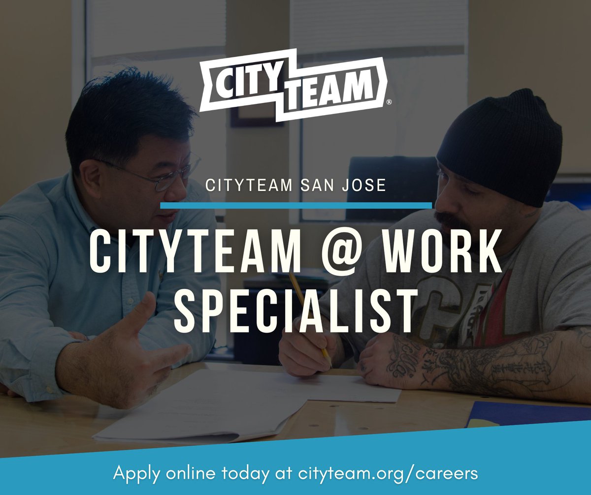 Cityteam's tweet photo. Looking for a career that supports your community? We're hiring! 🙌 CityTeam is looking for skilled individuals with a passion for igniting hope in our cities.
To apply for these jobs and more, visit https://t.co/o86RdGtVKq

#jobopportunity https://t.co/3u1dLLIONb