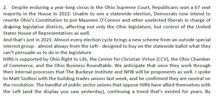 AndrewJTobias's tweet image. Here's the full letter. It also ties the issue to redistricting reform, and responds to the organized labor groups that rallied at the Ohio Statehouse yesterday.