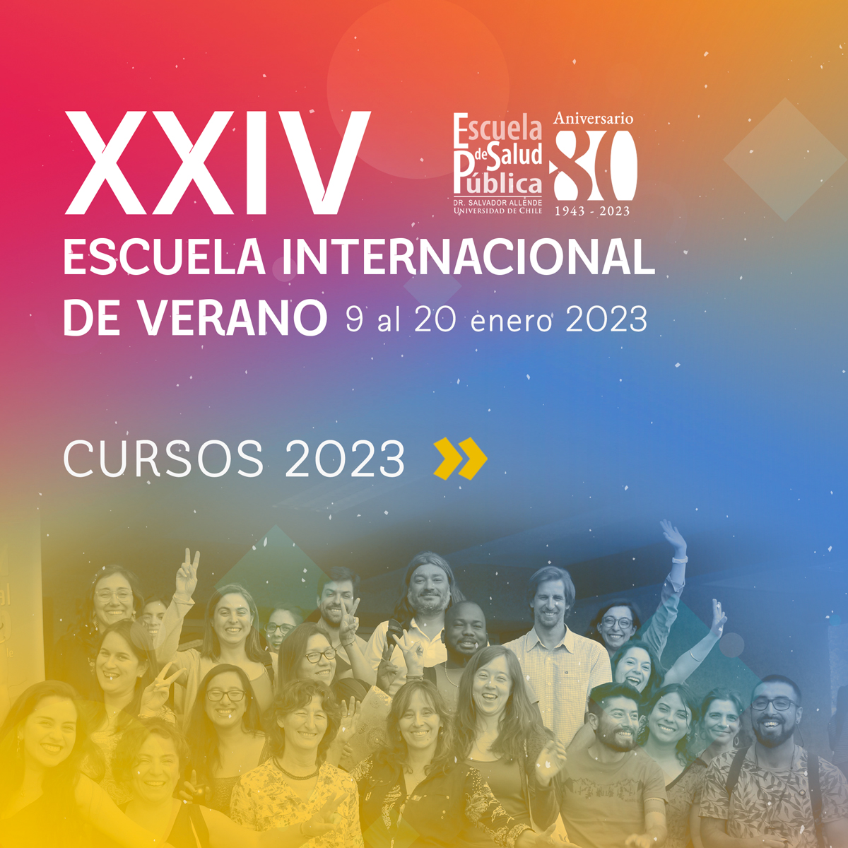 esp_uchile's tweet photo. ❔Sabías que en los 23 años de realización de este evento se han ofrecido más de 450 cursos y capacitado a cerca de 8.500 estudiantes.
Qué esperas?
No te quedes fuera, revisa los cursos e inscríbete.
Cupos limitados y en proceso de cierre de inscripciones.
https://t.co/j3C3yWxzgj https://t.co/KloQd7kBcD