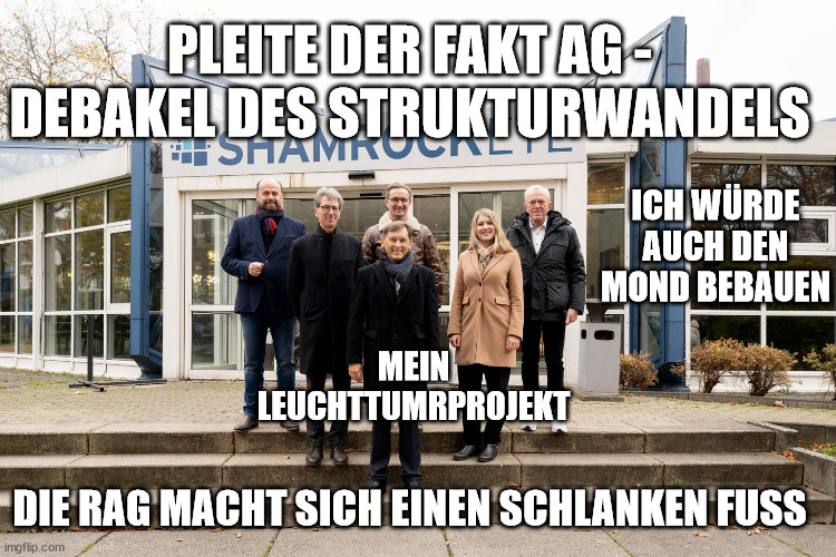 PWeispfenning's tweet photo. Pleite der Fakt AG:
Das Fiasko des "Leuchtturmprojekts" des Strukturwandels in #Herne
Statement von mir:
https://t.co/KP7ZDl3n3J
#Dudda #RAG  Hubert Schulte Kemper #Bergbau #Bergarbeiter https://t.co/bqR76aBl7R