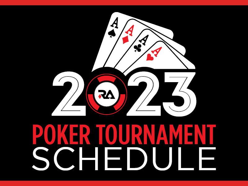 Mark your calendars for our 2023 poker tournament schedule! Details online at RunAces.com/Cards/Tourname…