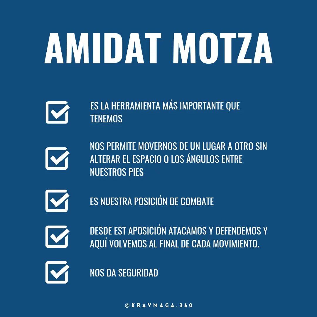krav360com's tweet photo. 🤓 A la posición de los pies en Krav Magá se denomina Amidat Motza 

📌 Una adecuada posición de los pies permitirá distribuir correctamente el peso del cuerpo y nos permitirá ejecutar con eficacia las técnicas de ataque y de defensa.

👉 Es la base de todos nuestros movimientos https://t.co/7Ql8RA1X2Y
