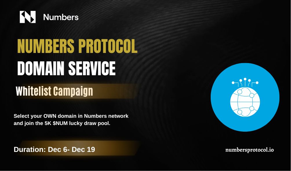 arpana0428's tweet photo. ⚡@numbersprotocol has been really good so far.
I'll just stick to my original alt bag of $NUM .
Take part in the 5k $NUM #giveaway when you join the Numbers Network by choosing your own domain.
Please submit at https://t.co/HIGPZciQQK
#web3 #NUMARMY #Numbersdomain https://t.co/PbPdNu5Td5