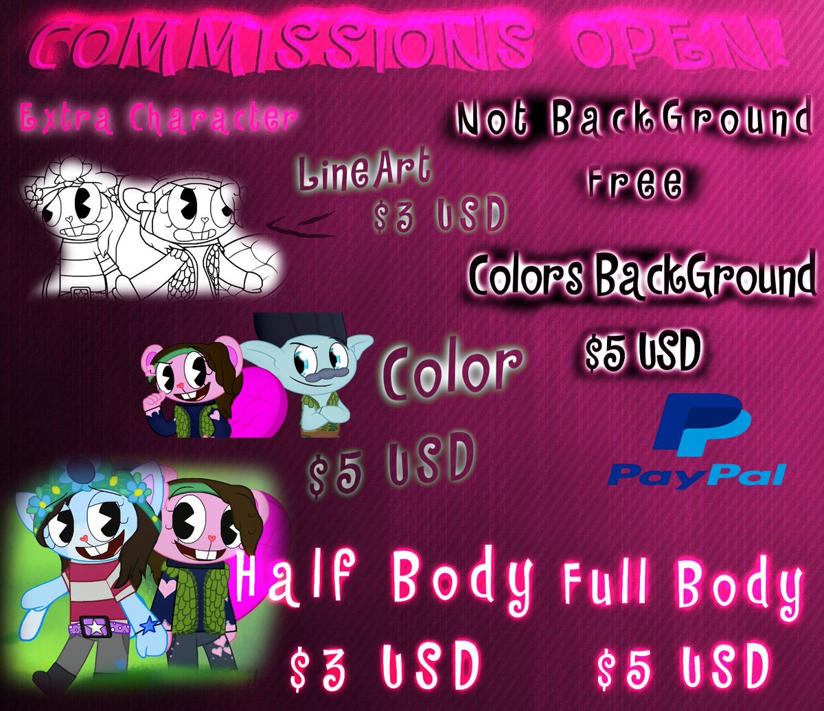 Elisacoto's tweet photo. #comissionsopen #comissions #HTF #happytreefriends #elisacoto https://t.co/cOKeD0J9vC